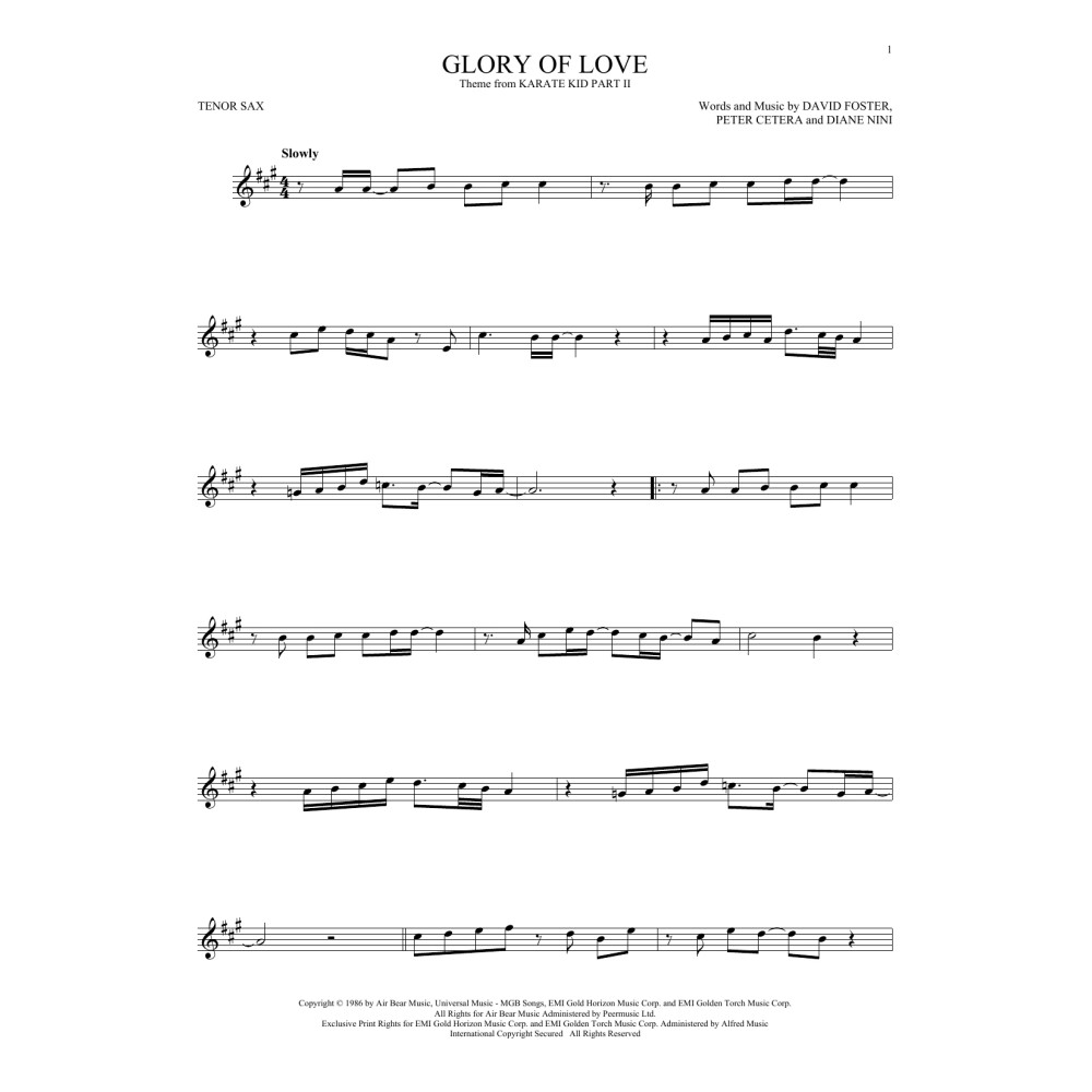 Glory Of Love